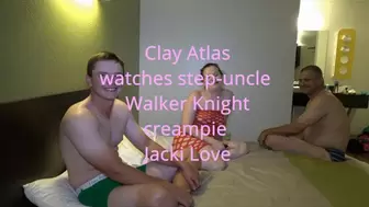 Clay Atlas watching his step-uncle creampie Jacki Love (1080p)