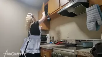 Maid Helps Her Master