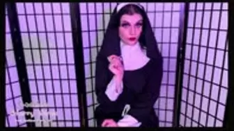 Ninny Nun Forgives Sins with Ball Busting Instructions