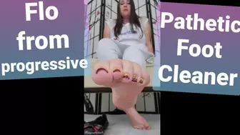 Flo's Pathetic Foot Slave