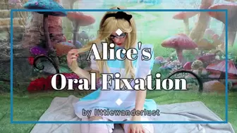 Alice's Oral Fix with cum countdown