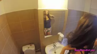 Doggystyle fucking in the bathroom
