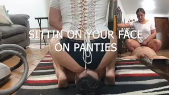 SITTING ON YOUR FACE ON PANTIES