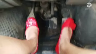 Pedal Pumping Driving and Iveco daily camion truck tir furgone ballet shoes flats ballerine