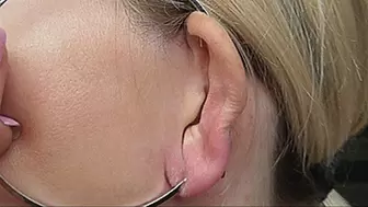 TWISTED EARS WITH LARGE RINGS AND EARRINGS!MP4
