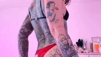 Worship a Trans Girl's Tattooed Ass