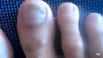 My ugly toes to cam in close up no soundmp4