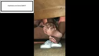 Delicious Itches Bare feet under the table