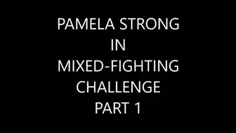 PAMELA STRONG IN ARM WRESTLING AND BODY TO BODY CHALLENGE