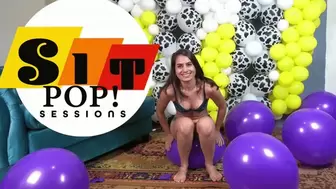 Camilla Shy Sit Pop purple 16" Balloons
