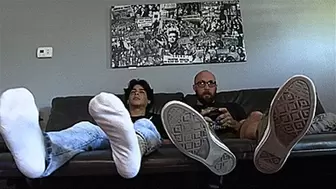 Stroke Your Cock While You Worship The Feet Of Dustin Steele & Julian Jaden (SD 720p WMV)