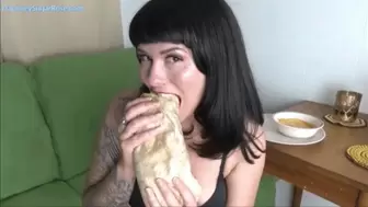 * 854x480p * Cheating On Diet For Bloated Belly Burrito Face Stuffing ,Pt1 - Mp4