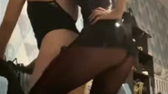 Fucking a singing whore in the ass and mouth without any mercy
