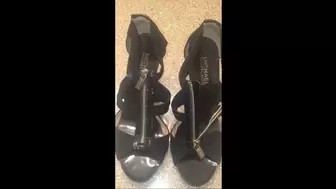 Debbie Fucking Her Hubby in Hawaii Wearing Her Stiletto Spiked Heel Michael Kors Designer Sandals C4S
