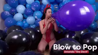 Blow to pop Purple SA16" By Amanda