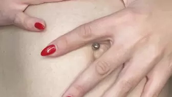 pinching my belly button for you!