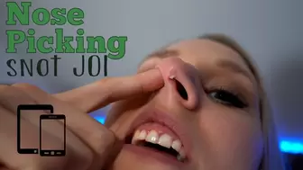 Snotty nose picking JOI ( Mobile&Tablet version )