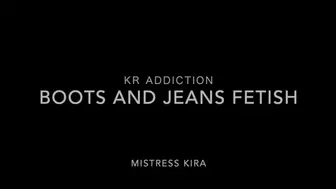 -Ass in denim jeans worship- Mistress Kira's jeans fetish work (1080P)