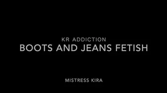 -Ass in denim jeans worship- Mistress Kira's jeans fetish work (720P)
