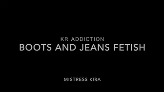 -Ass in denim jeans worship- Mistress Kira's jeans fetish work (540P)