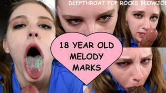 POP ROCKS Deepthroat blowjob with 18 year old Melody Marks and Joe Jon Clip #6