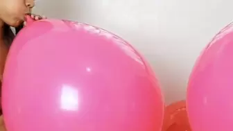 Camylle And Stella Double Blow To Pop Your Balloons