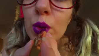PURPLE Lipstick Worship JOE