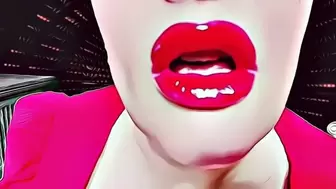 INHALE - WEAK FOR MY GLOSSY, PLUMPED UP AND SEXY LIPS