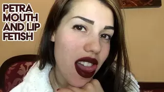 Petra mouth and lip fetish - Full HD
