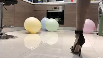 STILETTO HEELS AND YOUR BIG BALLOONS POPPED - MP4 HD