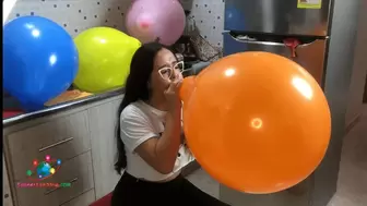 Kym G Attempts Blow Pops in the Kitchen HD (1920x1080)