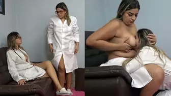 Hot Female Doctors Share Smothering Boobs Clip 01 HD