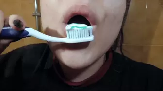 My long wet toothbrushing (light version)
