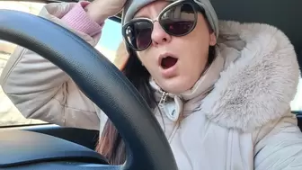 Sexy stinky farti in my car