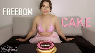 Chastity Freedom Cake