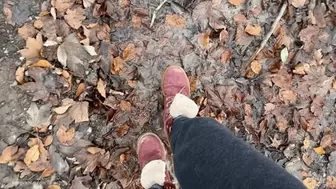 KIRA IS OUTSIDE IN HER MUDDY BOOTS - MP4 HD