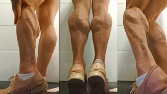 Up Close And Personal Chiseled Muscular Calves