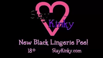 StayKinky - New Black Lingerie Pee