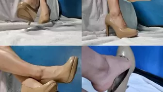 Shoe Show: Tan High Heels VOL 1 **MP4**