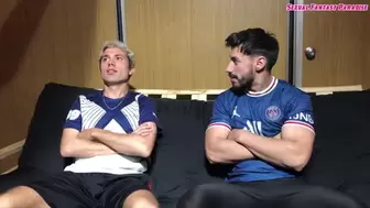 Fer Plays With Two Soccer Players (part 1)