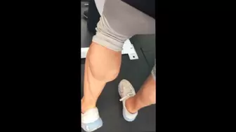 Standing POV Calf Flex At The Gym