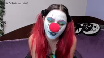 Mean clown makes you her foot bitch