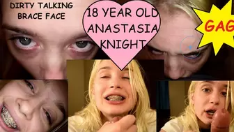 Nervous Anastasia Knight "You guys like having a staring contest with an 18 year old girl sucking your cock?" CLIP #2