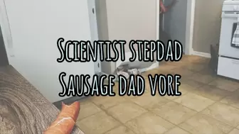 Sausage dad vore cooking mukbang