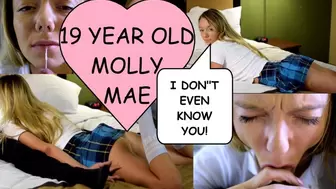 19 year old Molly Mae "I'm sorry for causing trouble I promise to obey and do what you tell me" Clip #1