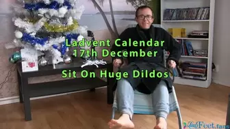 Ladvent Calendar 17th December - Massive Dildo Challenge
