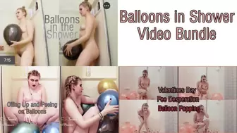 Balloons in Shower Video Bundle