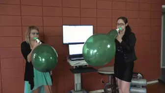 Akira and Olivia Blow BelBal 14-inch Balloons to Bursting (MP4 - 1080p)