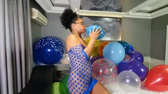 INTERRACIAL LESBIAN LOVERS HORNY FOR BALLONS -- BY REBECA SANTOS AND AMANDINHA - FULL VERSION IN FULL HD