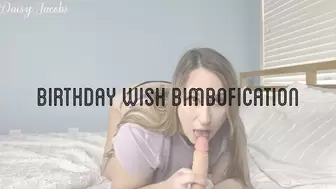 Birthday Wish Bimbofication
